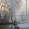Работа снежного ружья